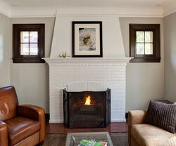 ​Painting Your Brick Fireplace